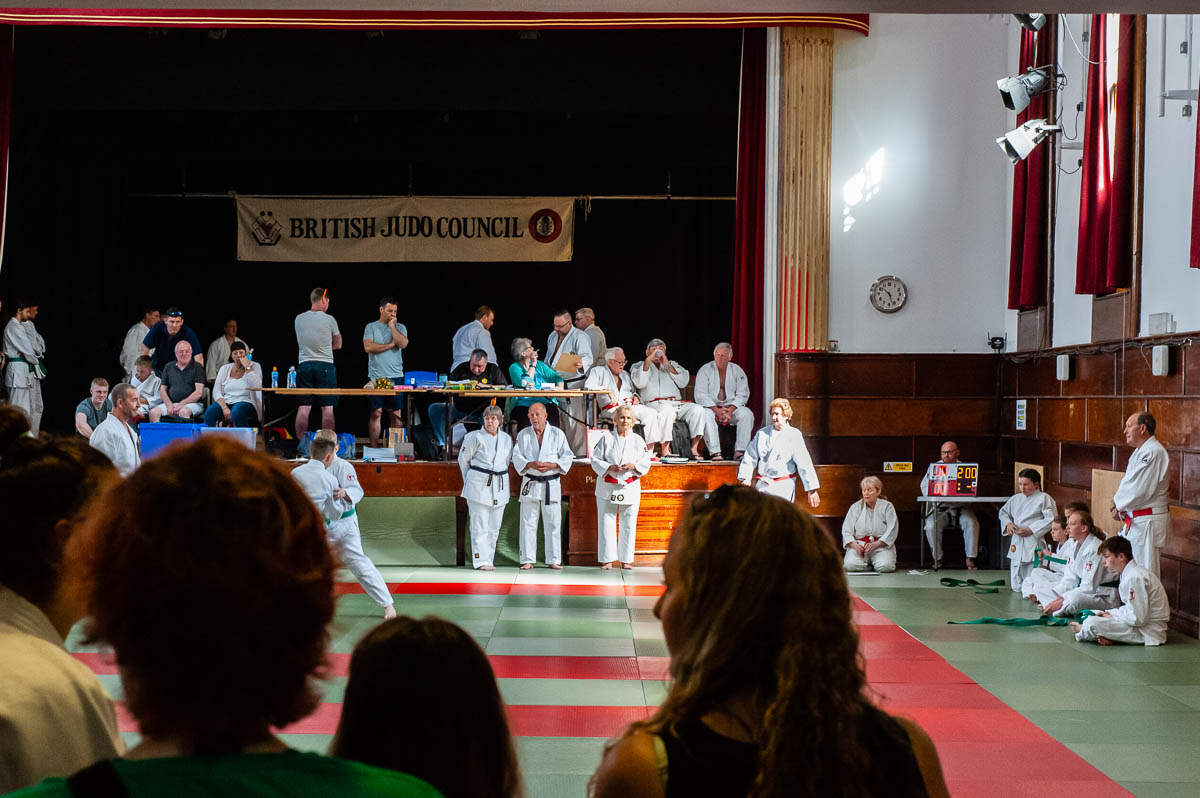 Looking into the hall